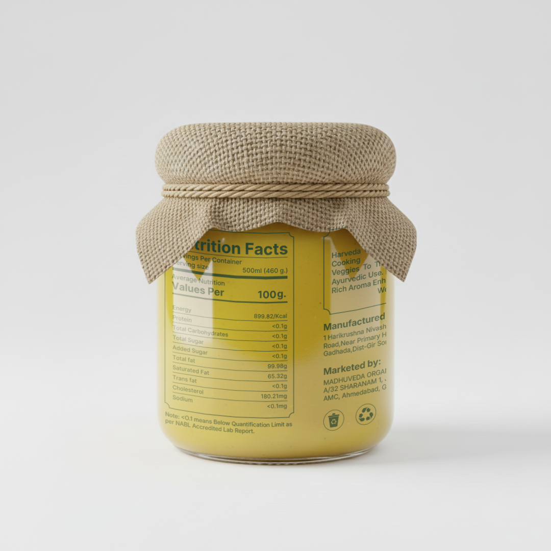 Organic A2 Cow Ghee – 500 ML - Image 3